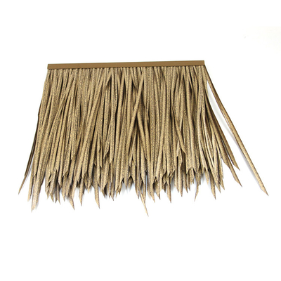 Het palmblad met stro bedekte Openluchtpvc Synthetische Palapa Tiki Hut Roof van Paraplupalstic