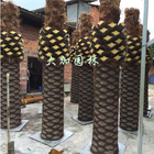 Het Type van vezelKokospalm van Kunstmatige Mini Bottle Palm Leaves Roof-Boom