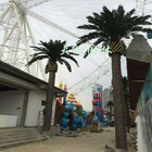 Anti Uv Realistische Valse Palmen, het Stranddecoratie van de Zijdepalm
