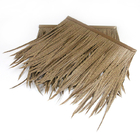Het wortelbewijs Tiki Hut Thatch Roll, palm met stro bedekt broodjes Lichtgewicht