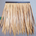 Met stro bedek Kokospalm het Synthetische Dak Natuurlijke Kleur met stro bedekt