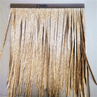 Met stro bedek Kokospalm het Synthetische Dak Natuurlijke Kleur met stro bedekt