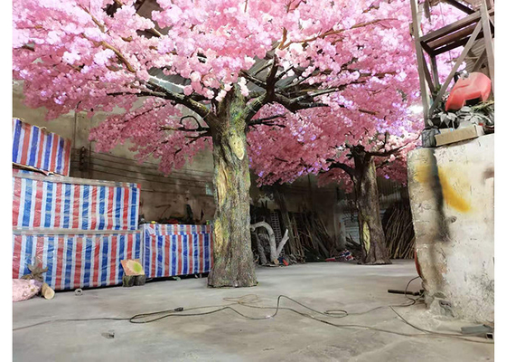 OEM Kunstmatige Bloesemboom Openlucht, Glasvezel Valse Sakura Tree